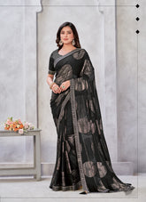 Sublime Saree in Black Color